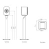 KEF S1 Floor Stand (Paire)