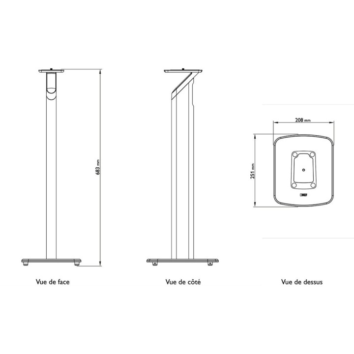 KEF S1 Floor Stand (Paire)