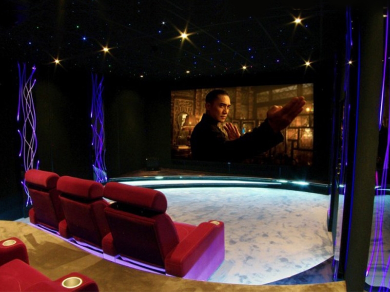 Réalisation d'une Salle de cinéma Privée à Mougins coudert.tv